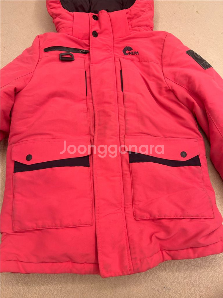 네파 여아 아동 다운 패딩점퍼 120(택포)--2