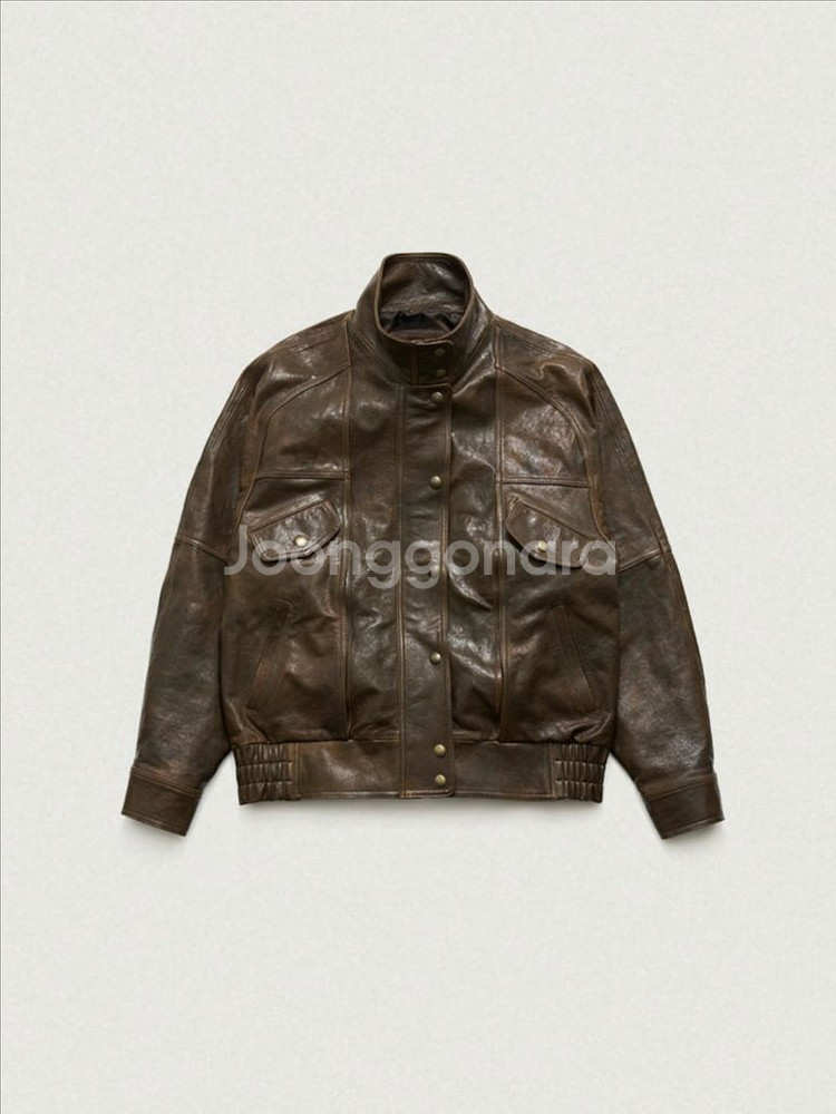 더바넷 레더 자켓 새상품--2