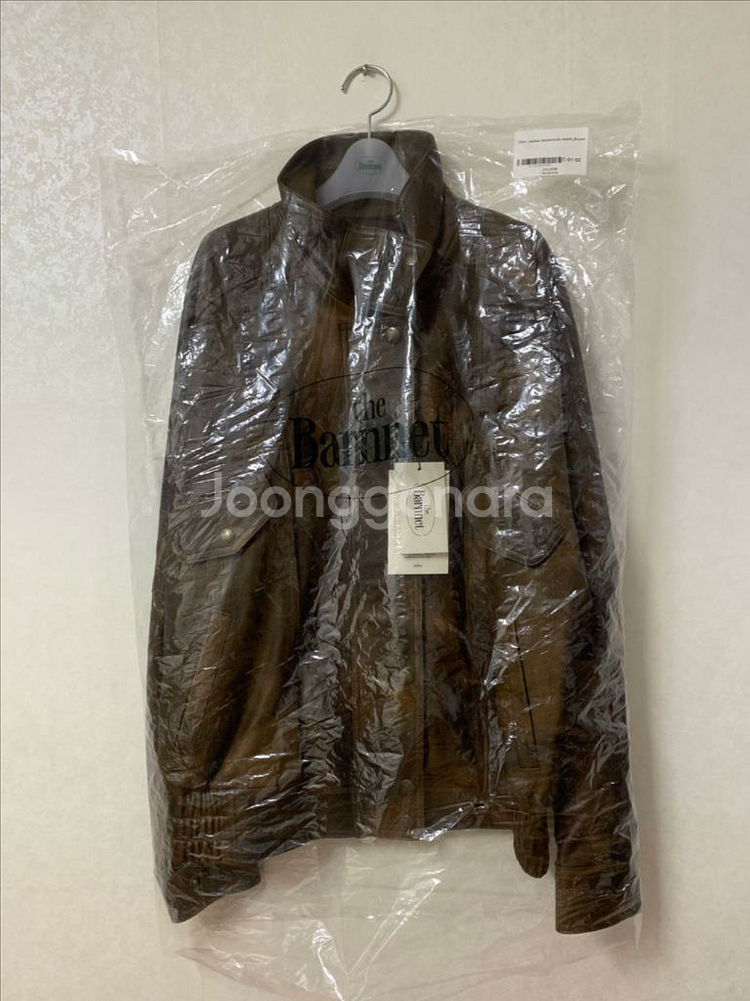 더바넷 레더 자켓 새상품--3