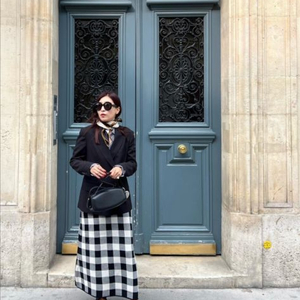 코스모폴리탄줄라이 체크 스커트