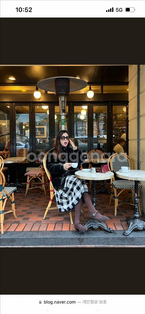 코스모폴리탄줄라이 체크 스커트--6