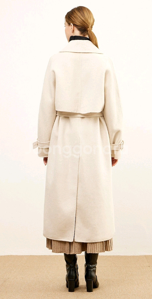 22년 지컷 벨티드 트렌치 핸드메이드코트--8