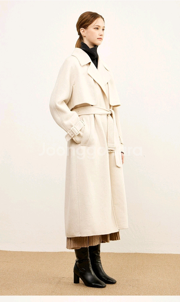 22년 지컷 벨티드 트렌치 핸드메이드코트--9
