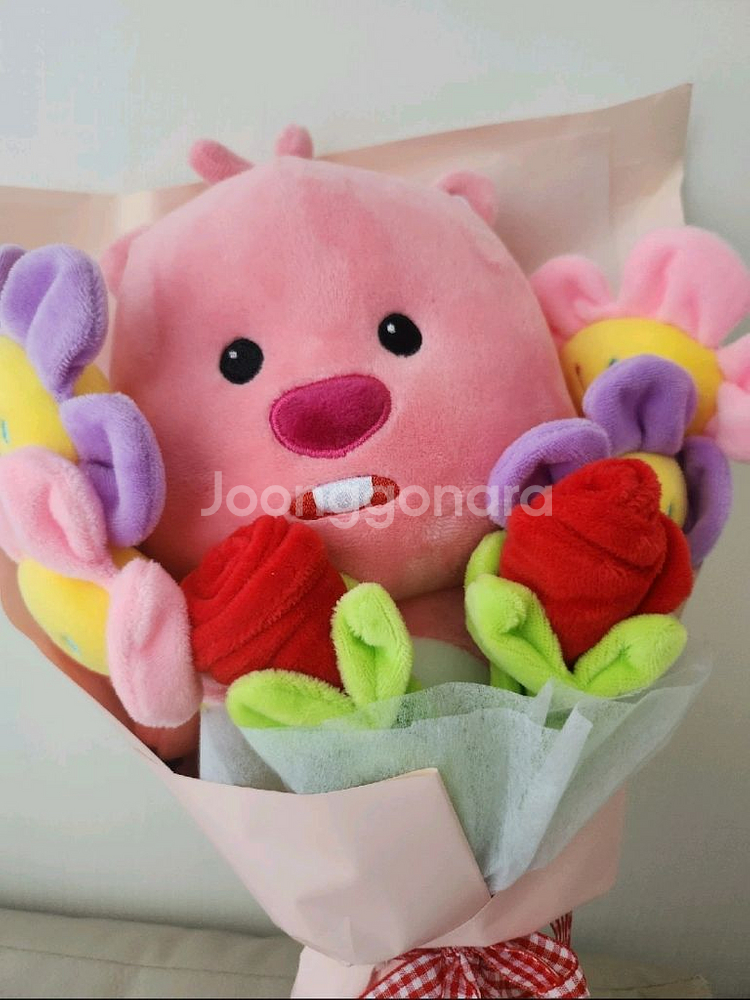 루피 인형 꽃다발--1