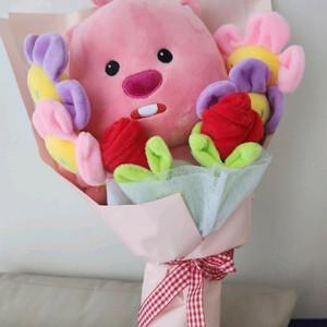 루피 인형 꽃다발