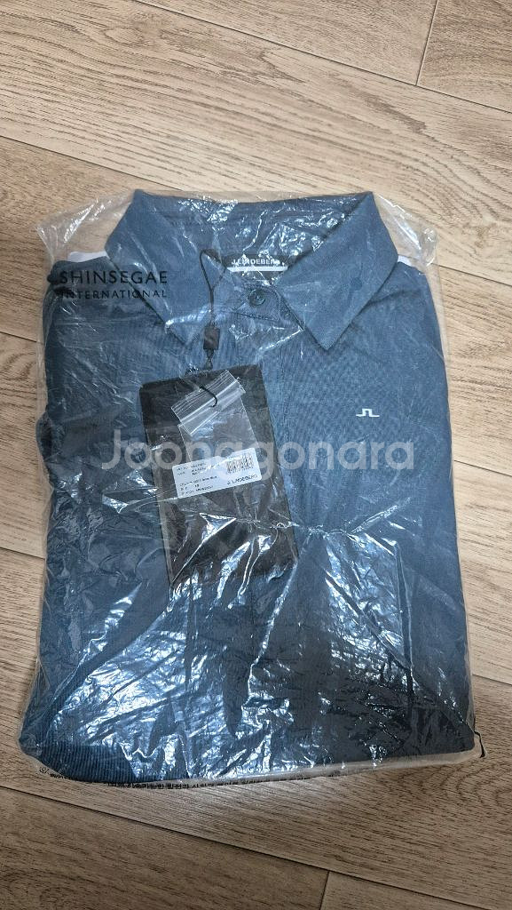 (택달린 새상품)제이린드버그 캐시 긴팔 폴로 셔츠 XS--4