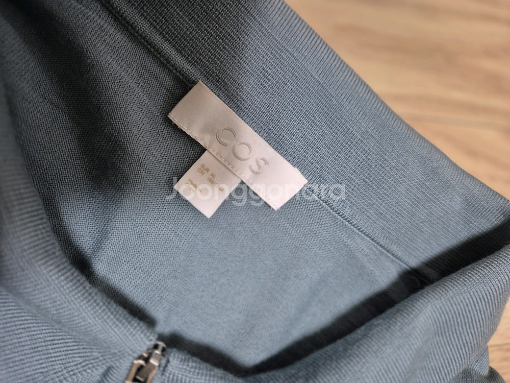 COS 남성 울 집업 니트 M 100사이즈--2