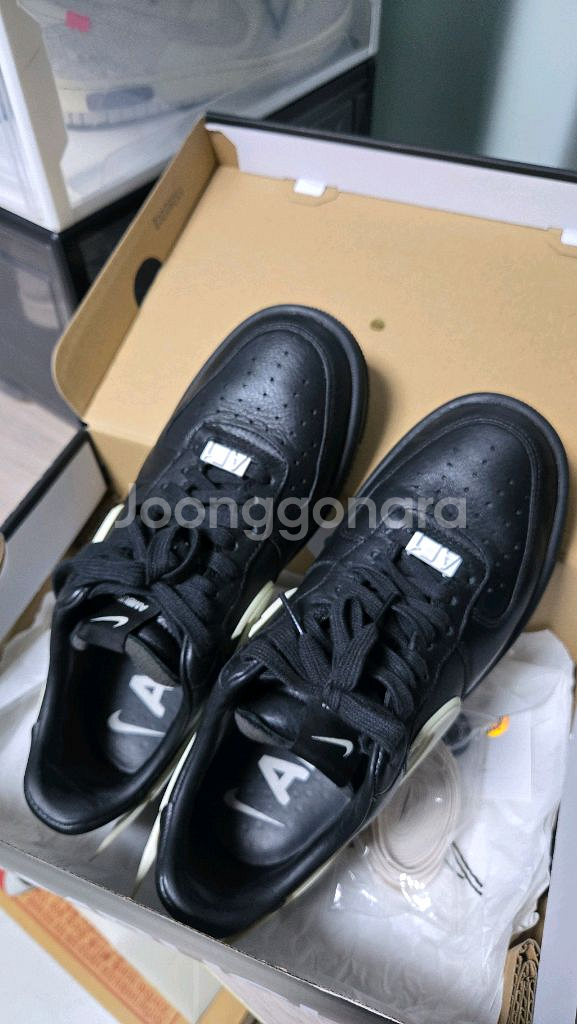 나이키 x 앰부쉬 에어포스1 로우 블랙 260--1