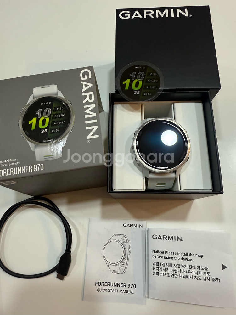 가민포러너 970 화이트--0
