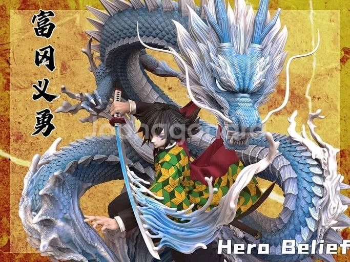 귀멸의칼날 yygk 히어로빌리프 기유 레진 피규어 팝니다.(택포)--0