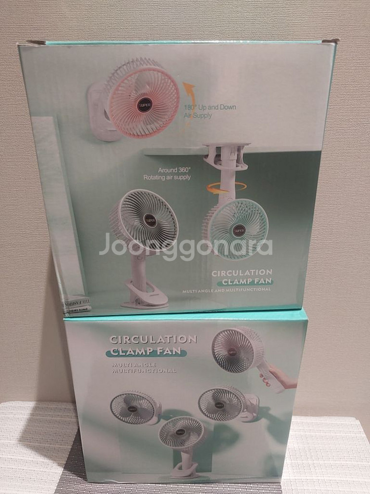 정품)USB충전식다기능팬미니휴대용선풍기미개봉--8