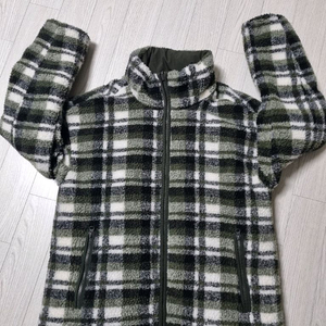 코오롱 스포츠 양면 후리스 리버시블 구스다운 겨울 패딩점퍼 95사이즈