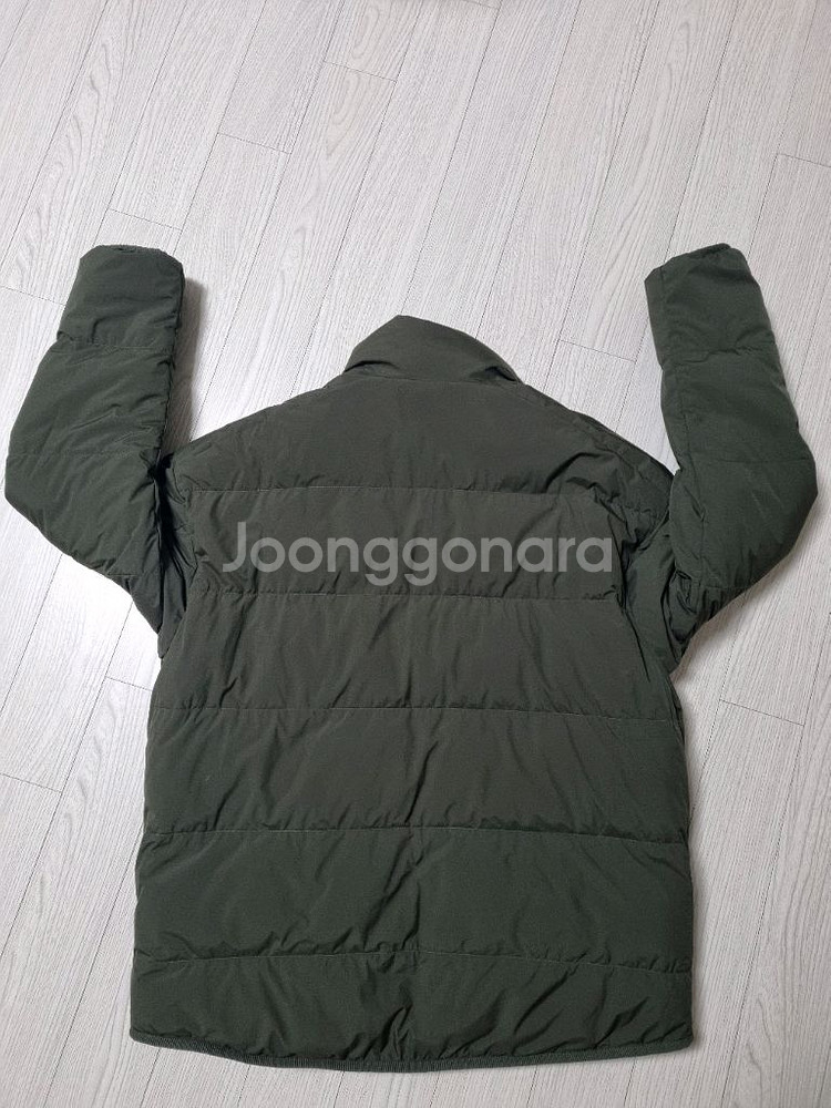 코오롱 스포츠 양면 후리스 리버시블 구스다운 겨울 패딩점퍼 95사이즈--3