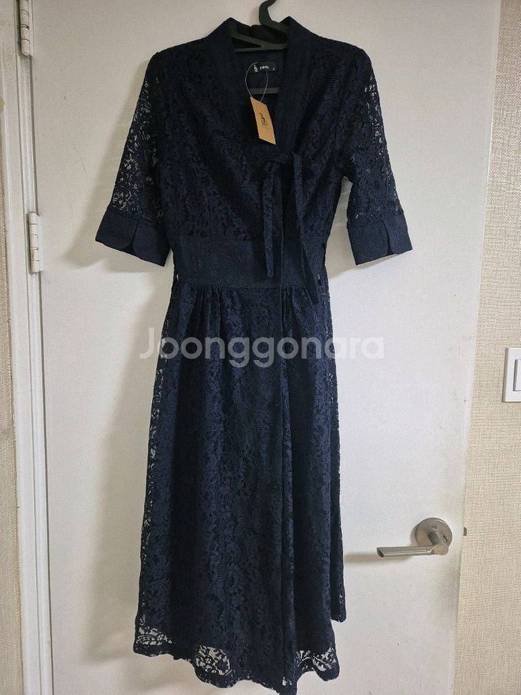 (택달린 새상품) 꼬레아노 레이스 철릭 원피스 + 덤--5