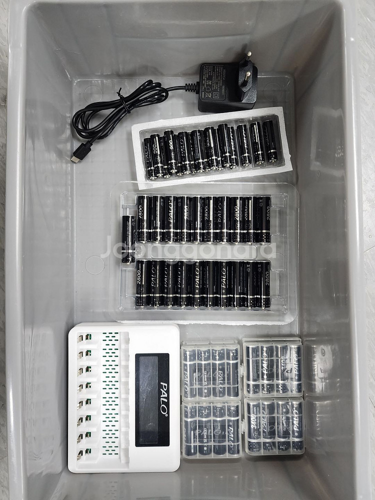 프리미엄 충전 배터리 충전기 세트--0