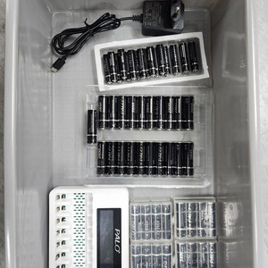 프리미엄 충전 배터리 충전기 세트