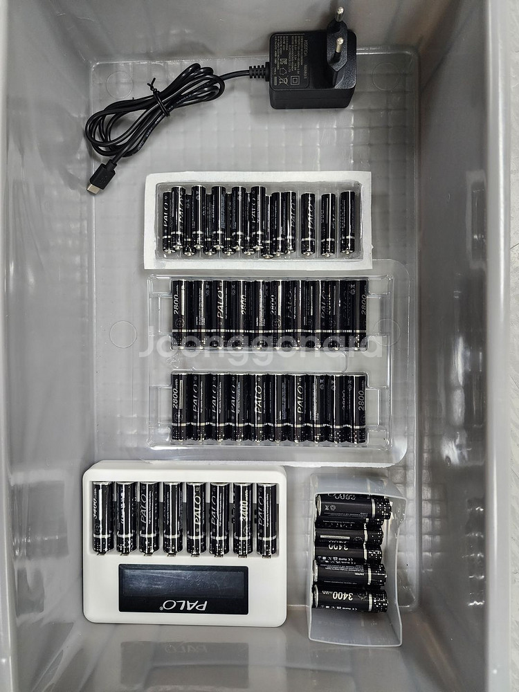 프리미엄 충전 배터리 충전기 세트--3