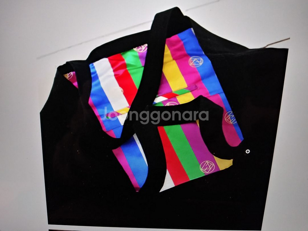 정경미 디자이너 색동 에코백--0