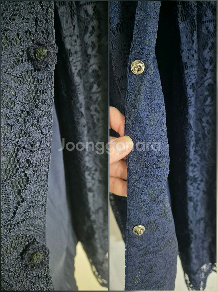 (택달린 새상품) 꼬레아노 레이스 철릭 원피스 + 덤--8