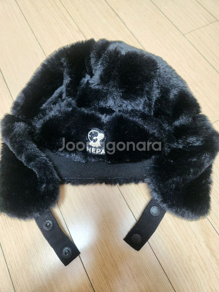 네파 키즈 털모자 54 블랙--0