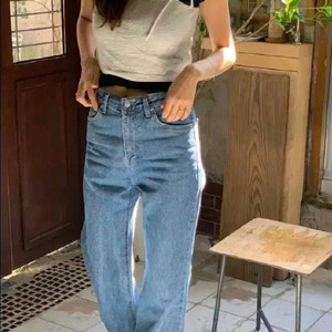 타낫 스트레이트 블루 데님 s