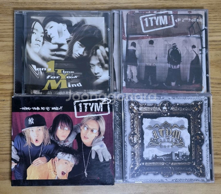 힙합 원타임 1 2 3 5집 CD 총 4장--0