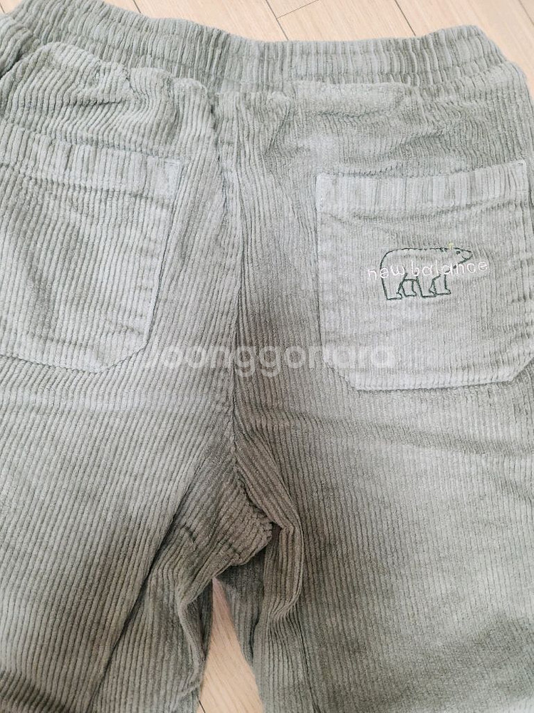 뉴발란스키즈 코듀로이 바지--1