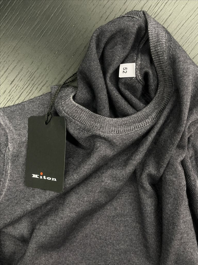 kiton 키톤 크루넥 니트 스웨터 52(100-105)(새상품) 이미지