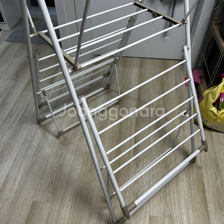 한샘 디럭스 2단 양날개 빨래건조대 접이식 대형 걸이--1