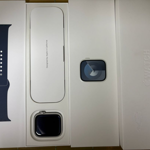 애플워치9 실버 41mm 풀박스+메탈 스트랩 판매합니다