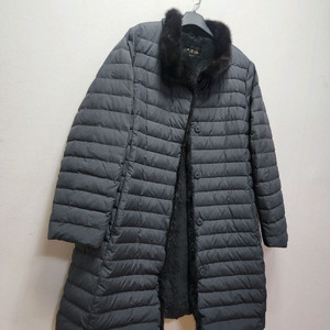 조순희컬렉션 밍크 안감전체 렉스 구스 패딩