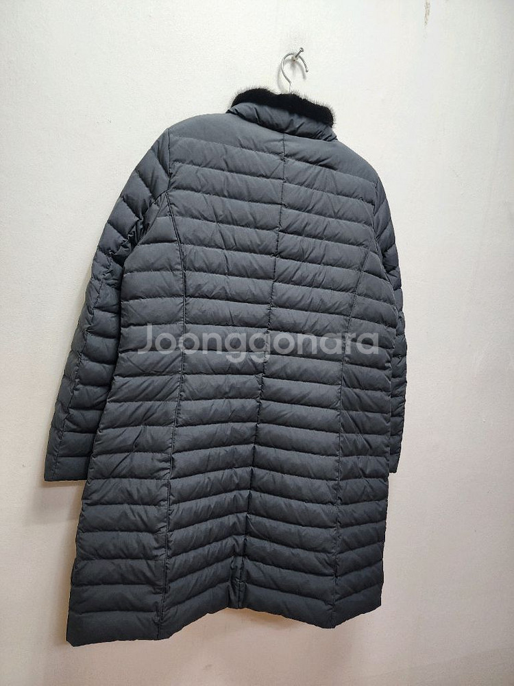 조순희컬렉션 밍크 안감전체 렉스 구스 패딩--2