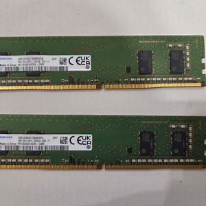 삼성 DDR4-3200 4GB ×2 (총 8GB, 단면)