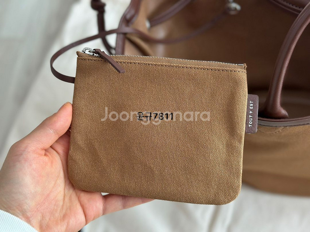 투티에 코키백 스몰 탄 컬러 (새상품)--5