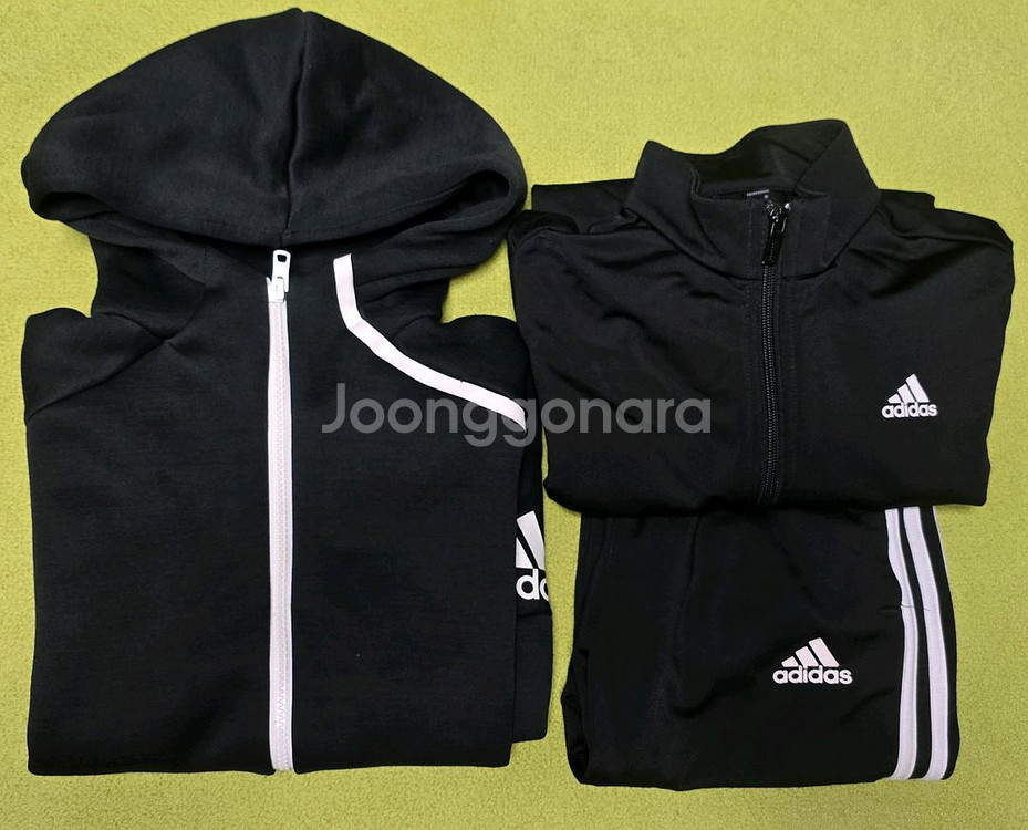 아디다스 아동 트레이닝복 세트 140 + 후드집업--0