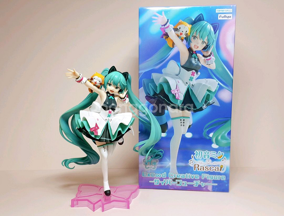후류 하츠네 미쿠 라스칼 피규어/사이버 퓨처 라스칼--0