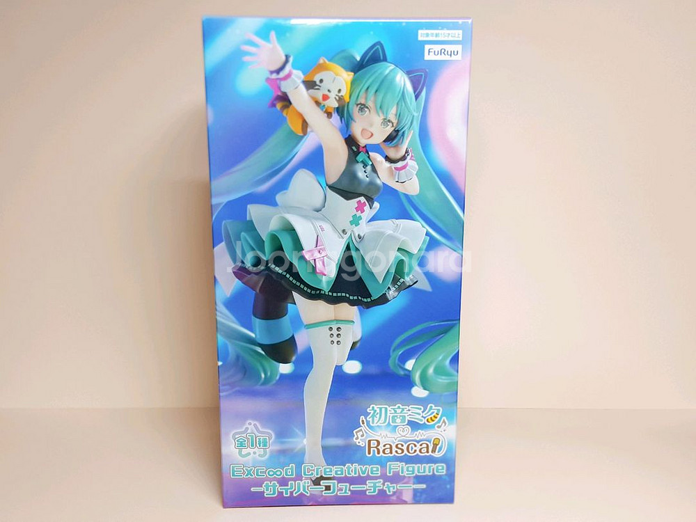 후류 하츠네 미쿠 라스칼 피규어/사이버 퓨처 라스칼--3