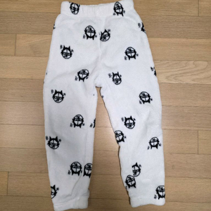 펠릭스 키즈 남아 여아 플리스 팬츠 수면바지 120 화이트