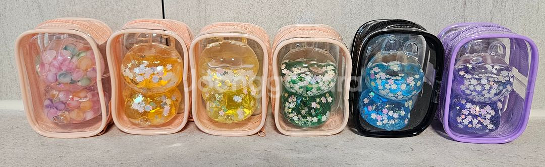 라부부 글리터 오일 피규어 스노우볼--1