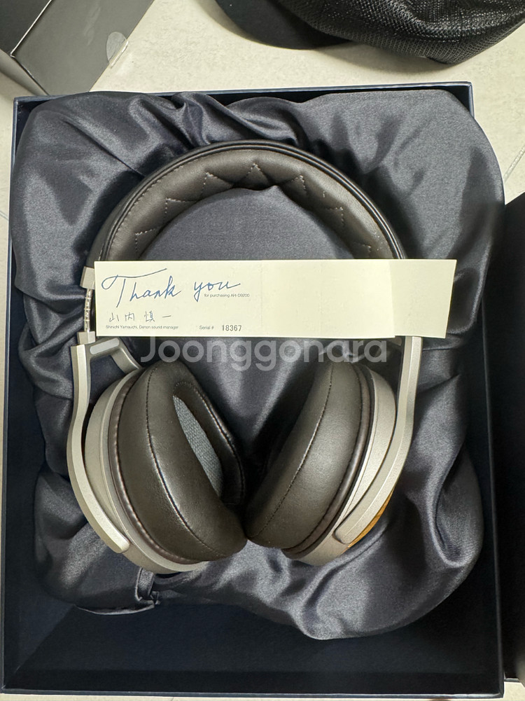 DENON D9200 헤드폰 + FIIO BTR17 팝니다--3