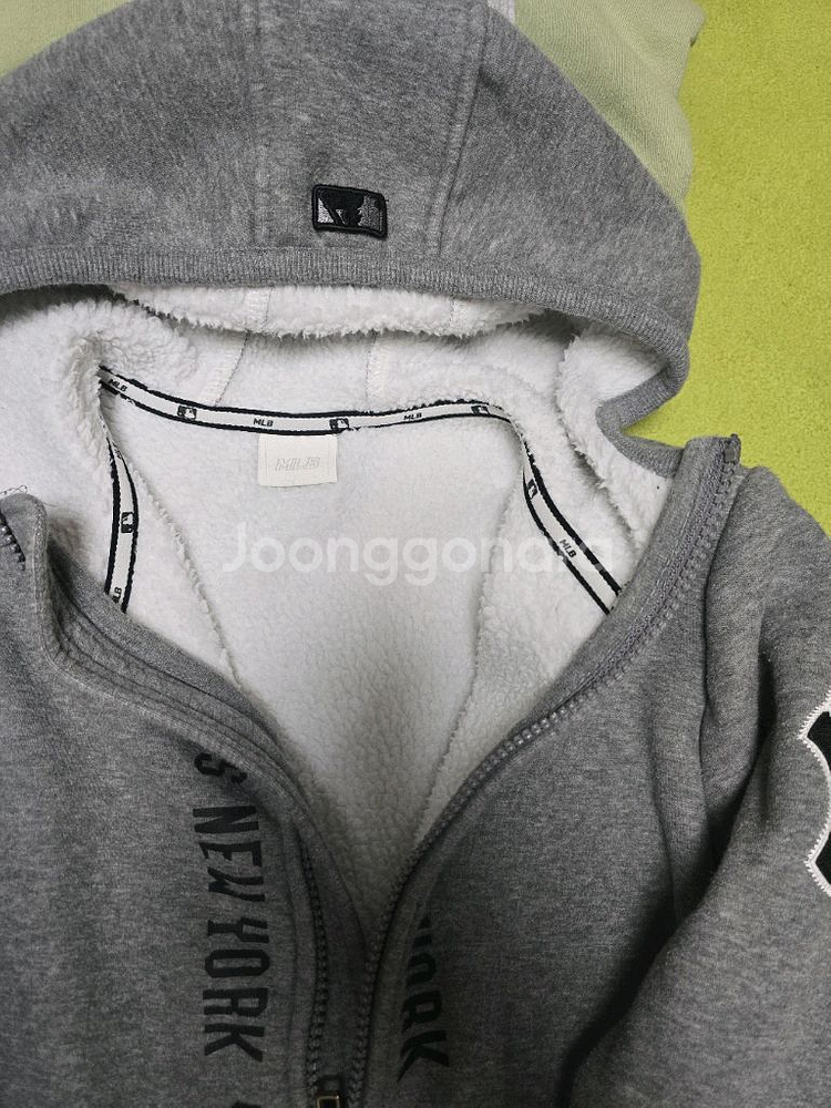 뉴발란스 패딩조끼 140 + MLB 양털후드집업 145--1