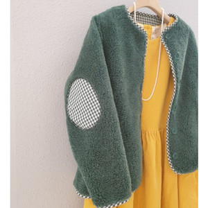 덤블 플리스 가디건