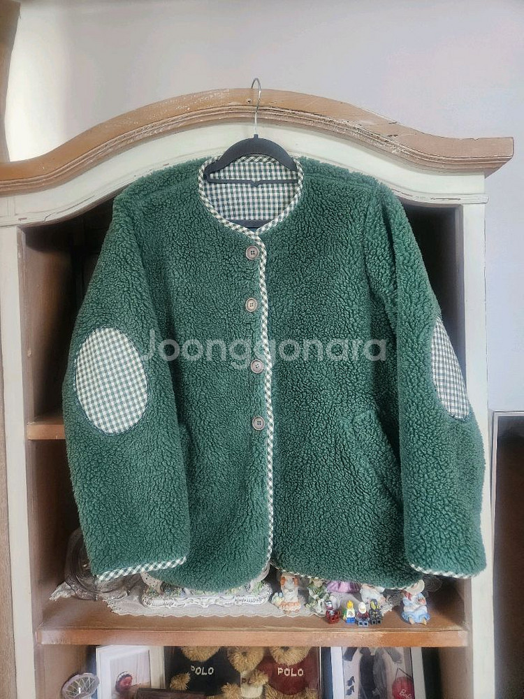 덤블 플리스 가디건--2