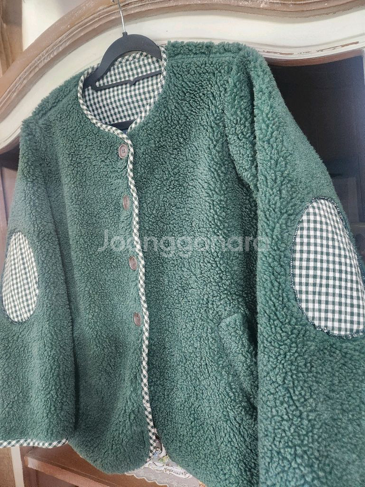 덤블 플리스 가디건--3