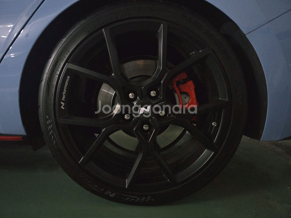 아엔 매트블랙 단조19인치 휠타이어--2