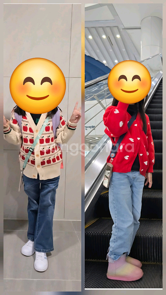 쌍둥이 여아 가디건 로아앤제인 리미떼두두--2