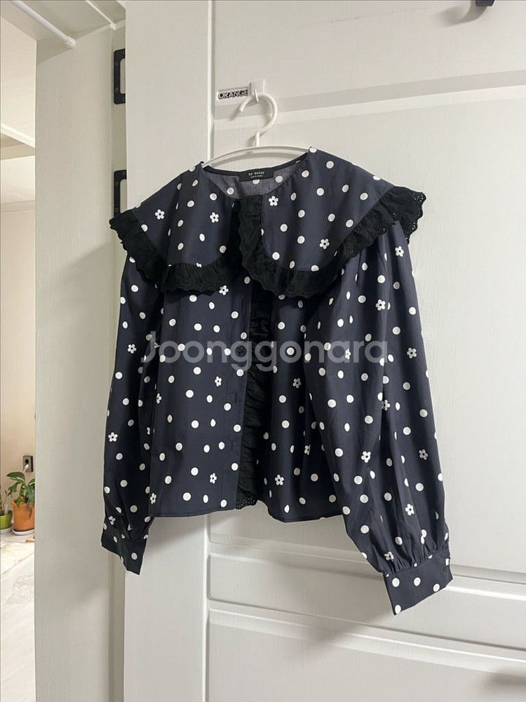 바이씨니 도트꽃카라--2