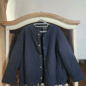 리버시블 누빔퀼팅자켓 내추럴올리브