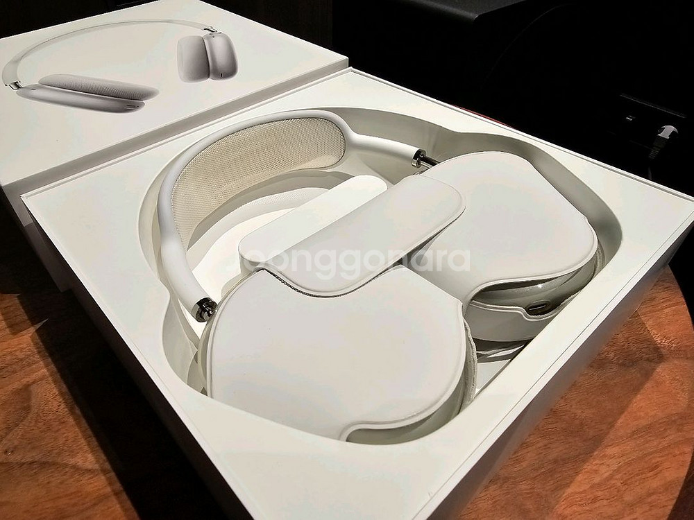 [A급/풀박스] 에어팟 맥스 실버 라이트닝--2