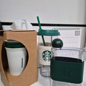 스타벅스 트렌타콜드컵,버라이어티 리유저블 컵세트,커피리프 슬리브 워터보틀